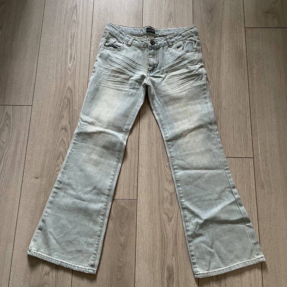 La Redoute Creation Active Wear Flared Jeans  GirlsBlue Size 57 Low Rise Pockets
